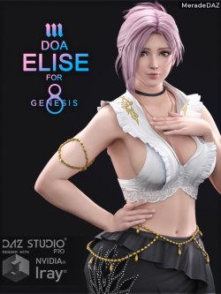人物 DOA Elise for Genesis 8 and 8.1 Female