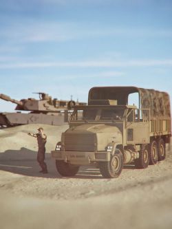 53167 道具 军事卡车Military 1050 Truck and Troop Transport