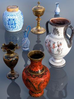 59347 道具 装饰花瓶7 Decorative Vase Collection
