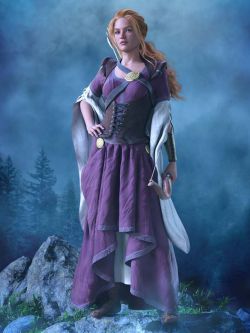 87558 中世纪风格服装 dForce Medieval Style Outfit for Genesis 9