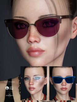 52639 服装 Alt Style Glasses for Genesis 8 Male(s) and Female(s)