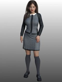 87499 大学制服  FG University Uniform for Genesis 8 Females