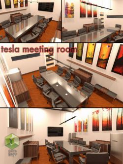34619 场景 会议室 Tesla Meeting Room