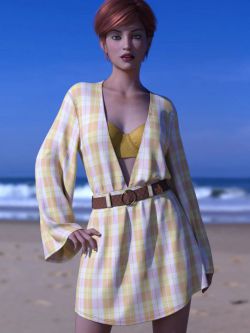 67413 服装 时尚 dForce Malibu Heat Outfit for Genesis 8 Female(s)