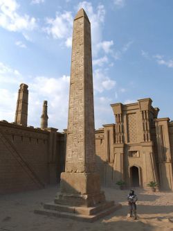 93611 道具 埃及方尖碑  Egyptian Obelisks