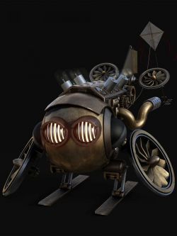 80118 道具 蒸汽朋克机器人 O-Bot Steampunk Robot