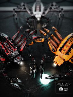 44029 机械蝎子纹理 Marcoor Intelbot Scorpion Addon