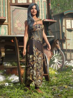 63113 服装  dForce Boho Soul for Genesis 8 Female(s)