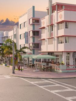 72987 场景 迈阿密海滩装饰艺术区 Miami Beach Art Deco