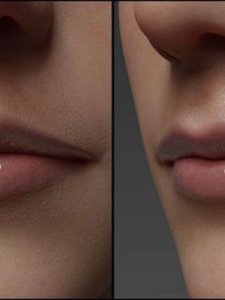 128401 变形 嘴唇 Small Lips Morphs for G8F Vol 1 by Anagord ()
