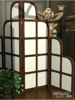 10404 道具 折叠屏风 Folding Screens