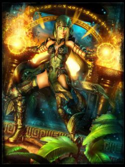 88208 服装 dForce Hex Arcanum Outfit for Genesis 8 Female and Genesis 9