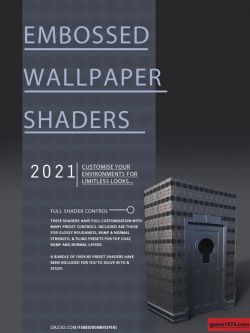 81009 着色器 艺术壁纸 Embossed Art Deco Wallpaper Shaders