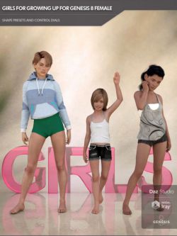 50251 人物 Girls for Growing Up for Genesis 8 Female