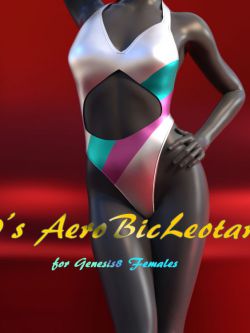 142238 服装 有氧紧身衣 90's AerobicLeotard for Genesis8 Females