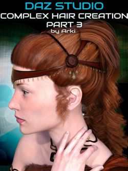 47293 教程 复杂头发的创作第3部分：纹理化 Complex Hair Creatio...