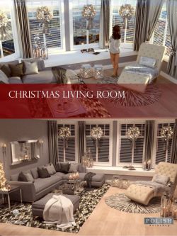 49351 场景 Christmas Living Room