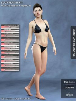 55349 变形 Body Morph Kit for Genesis 8 Female