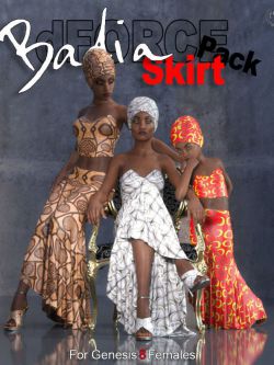 138637 服装和鞋子 裙子 dForce-Badia Skirt Pack For Genesis 8 Females