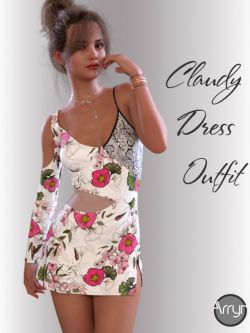 71635 连衣裙 dForce Claudy Candy Dress for Genesis 8 Female(s)