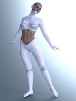 70681 服装  科幻  X-Fashion Cyber Model Outfit for Genesis 8 Female(s)