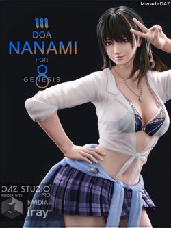 人物 DOA Nanami for Genesis 8 and 8.1 Female