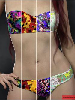 81579 服装纹理插件Ciel Bikini Textures Add-on