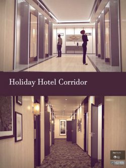 59275 场景 酒店走廊 Holiday Hotel Corridor