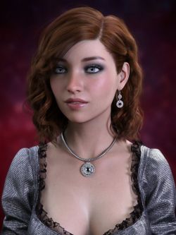 86629 头发 dForce Elizabeth Hair for Genesis 8 and 8.1 Females