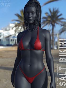 155350 服装  比基尼 dForce Salt Bikini for Genesis 8 and 8.1 Female