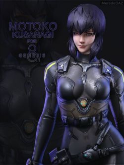 人物和服装  Motoko Kusanagi For Genesis 8 and 8.1 Female