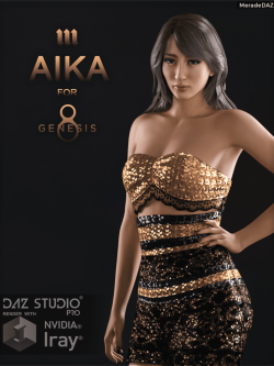 人物 Aika for Genesis 8 and 8.1 Female