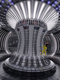 89678 场景 科幻聚变反应堆  Fusion Reactor