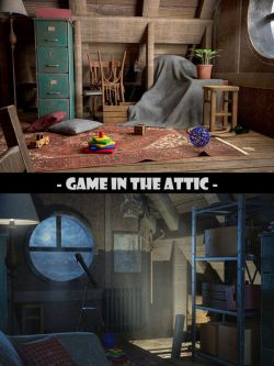 84589 场景 阁楼 Game In The Attic