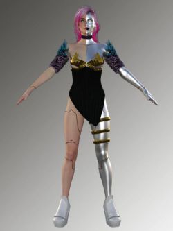 游戏人物 Cyberpunk Lizzy Wizzy For Genesis 8 Female