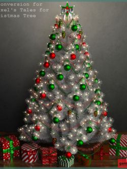 134717 道具  圣诞树 Tales for the Christmas Tree Daz Iray