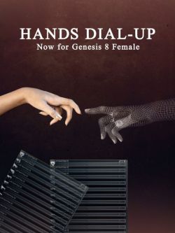 45357 G8女 手势设定  Hands Dial-up for Genesis 8 Female