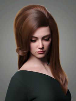 97779 头发 Bouffant Hair for Genesis 9