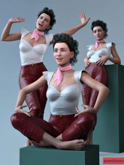 80454 姿态 CDI Vintage Poses for Genesis 8.1 Female