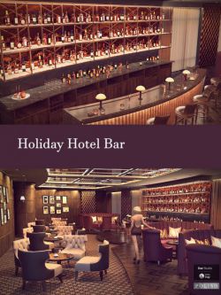 59459 场景 酒店酒吧 Holiday Hotel Bar