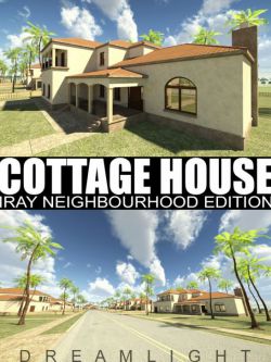 15300 场景 乡村小屋 Cottage House - Iray Neighbourhood Edition
