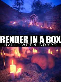 64929 场景 万圣节地穴 Render In A Box - Halloween Crypt