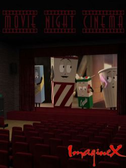 21472 场景 电影院 Movie Night Cinema