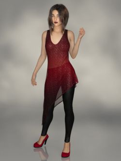 64159 服装 dForce Imogene Outfit for Genesis 8 Female(s)