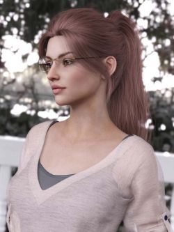 87897 头发 Elene Hair for Genesis 8 and 8.1 Females and Genesis 9