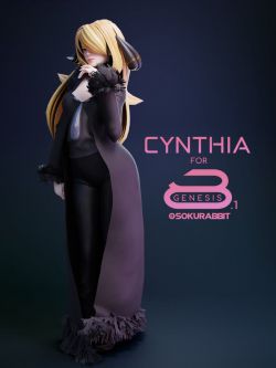 口袋妖怪辛西娅 Pokemon Cynthia For Genesis 8 and 8.1 Female