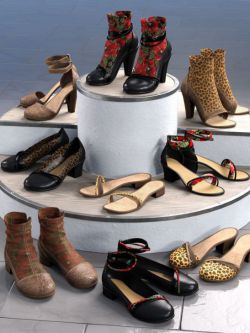 52725 鞋子  All Season Shoes for Genesis 8 Female