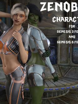 145213 人物 Zenobia for Genesis 3 and 8 Female