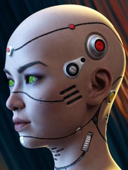 83537 人物 机器人 Amatera Cyborg HD for Genesis 8.1 Female