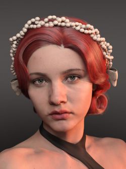 82651 头发和头饰 Ler Hair for Genesis 8 and 8.1 Females